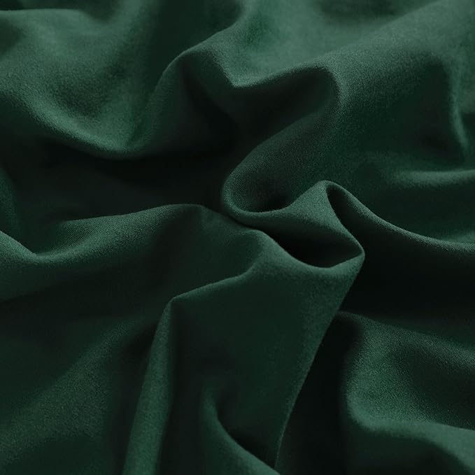NTBAY Body Pillowcase - Brushed Microfiber 20x54 Pillowcase - Soft, Wrinkle-Free, Fade-Resistant, Stain-Resistant, Dark Green Body Pillow Cover with Envelope Closure - 20x54 Inches, Dark Green
