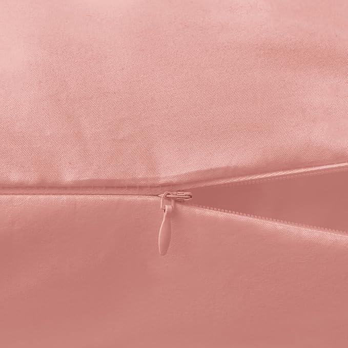 Elegant Comfort Luxury Ultra-Soft 1-Piece Body Pillowcase - 1500 Premium Hotel Quality Microfiber Double Brushed - Wrinkle Resistant, Body Pillowcase Size, Dusty Rose