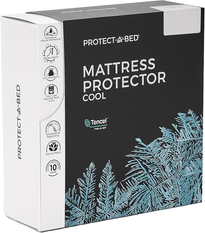 Protect-A-Bed Cool Waterproof Mattress Protector, King