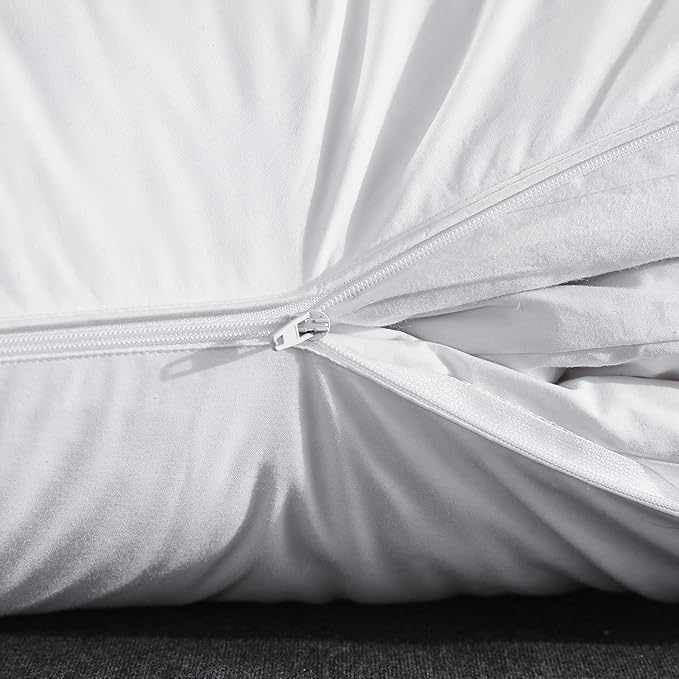 Three Geese Adjustable Layer Goose Feather Pillow Queen Size,Assemblable Bed Pillow with Pillowcase,100% Soft Cotton Cover,Good for Side and Back Stomach Sleeper,Packaging Include 1 Pillow.