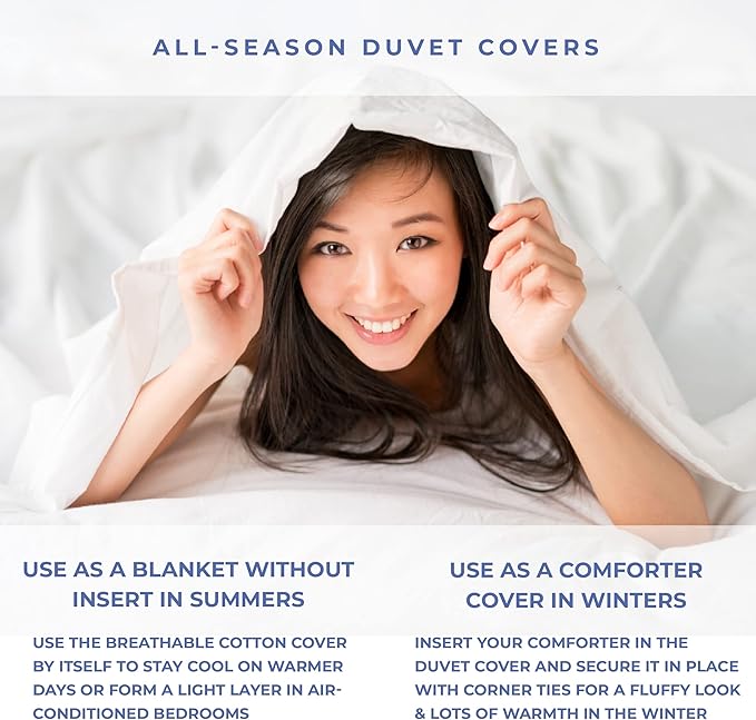 Kotton Culture 1 Pc Duvet Cover King Size-100% Egyptian Cotton 600 Thread Count Ultra Soft Premium Durable Comforter Cover Zipper Closure & Corner Ties - (Dove Grey, 104" X 94")