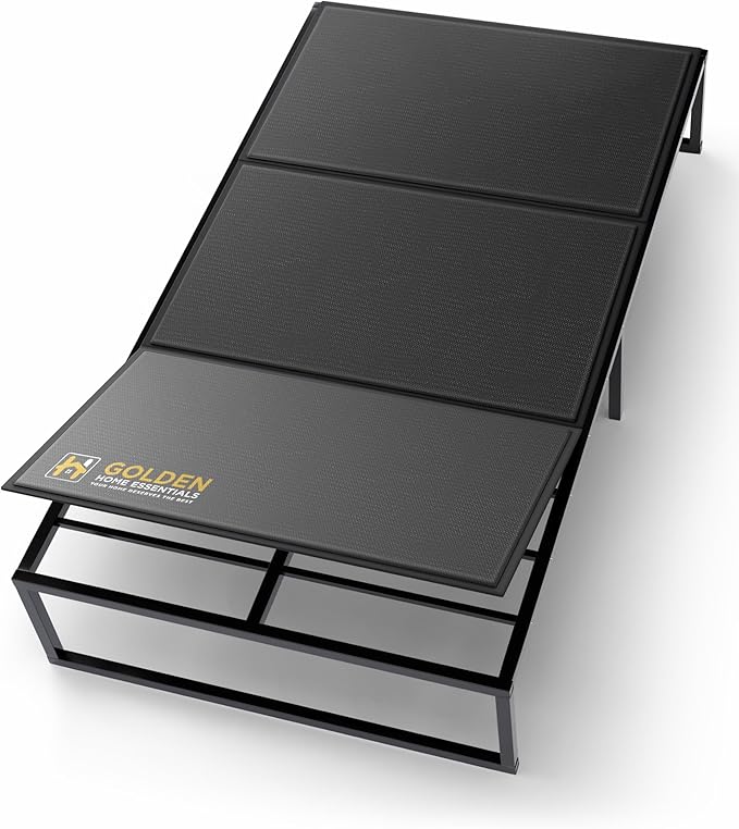 Golden Home Essentials Premium 10mm Twin Size Bunkie Board (38" x 75") – Slim Low-Profile Mattress Support – Quiet, Moisture-Resistant, Lightweight Bed Board for Platform & Slatted Frames