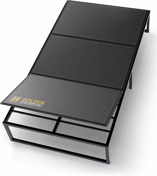 Golden Home Essentials Premium 10mm Twin XL Size Bunkie Board (38" x 79") – Slim Low-Profile Mattress Support – Quiet, Moisture-Resistant, Lightweight Bed Board for Platform & Slatted Frames
