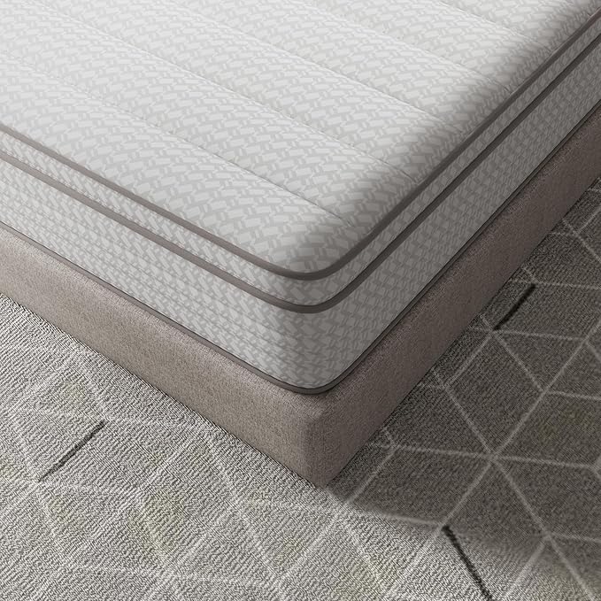 Novilla California King Mattress, 14 Inch CLK Mattresses in a Box with Smarts™ Pocket Coil for Pressure Relief, Medium Plush Foam and Spring Hybrid Colchones with CertiPUR-US Certified