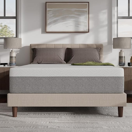 Novilla 12 Inch King Mattress, Gel Memory Foam Mattress King Size in a Box with Comfort Foam for Pressure Relief & Body Support & Cool Night Sleep, CertiPUR-US Certified