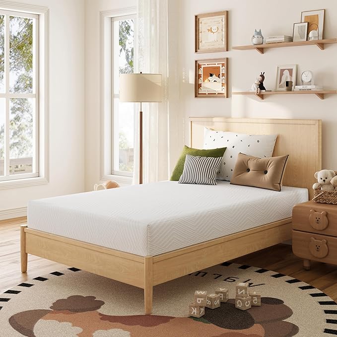MLILY Full Mattress in a Box, 6 inch Mattresses for Platform Bed Double Size Daybed Bunk, Memory Foam Medium Firm