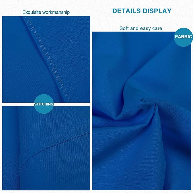 FLXXIE Body Pillow Cover - Super Soft Microfiber 20x54 Body Pillow Case - Envelope Closure, Wrinkle, Stain Resistant 20x54 Long Pillowcase, Royal Blue