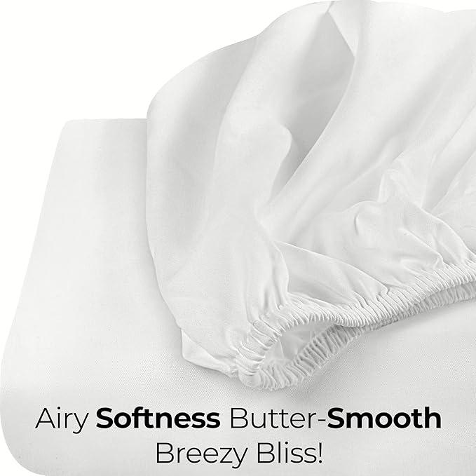 Utopia Bedding Full Fitted Sheet - Bottom Sheet - Deep Pocket - Soft Microfiber - Shrinkage and Fade Resistant - Easy Care -1 Fitted Sheet Only (White)