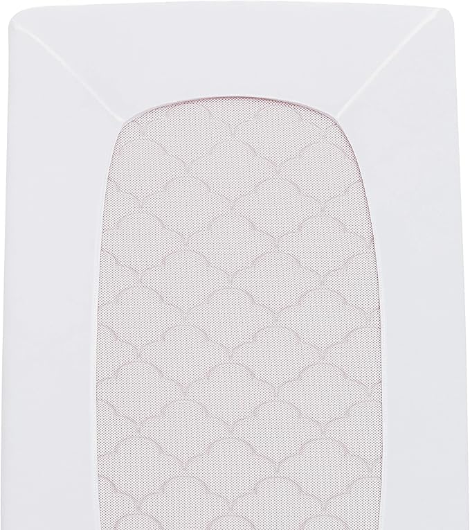 Newton Baby Waterproof Crib Mattress Pad | Ultra-Breathable Quilted Layer for Comfort & Universal Fitted Skirt for Secure Fit | Machine Washable | Crib Mattress Protector Pad Waterproof, 1 Pack