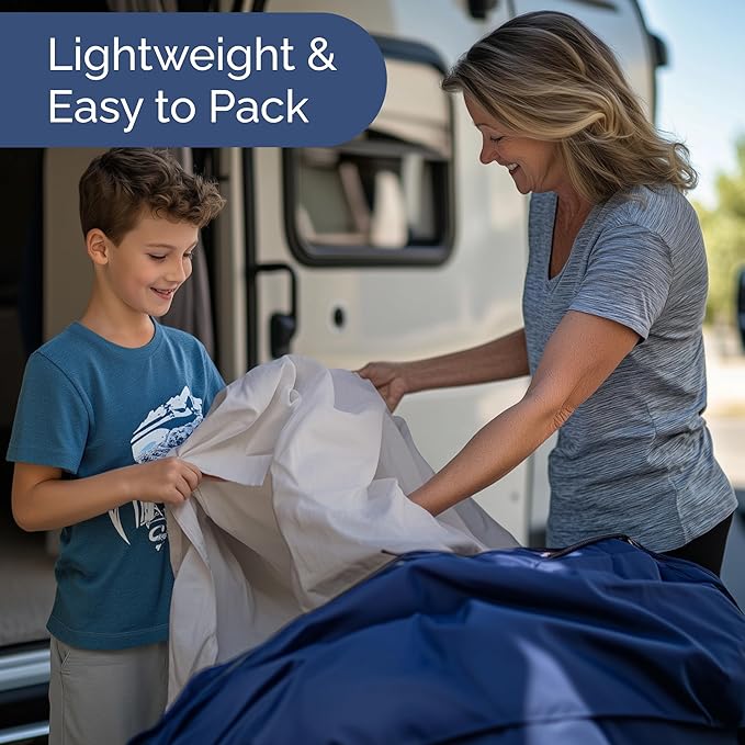 Short Queen Size 4 Piece Sheet Set - RV Short Queen, Ultra-Soft, Breathable & Cooling Bed Sheets Set w/ Deep Pockets - Hotel Luxury Bedding for Women & Men - Wrinkle Free & Fade Resistant - Light Grey