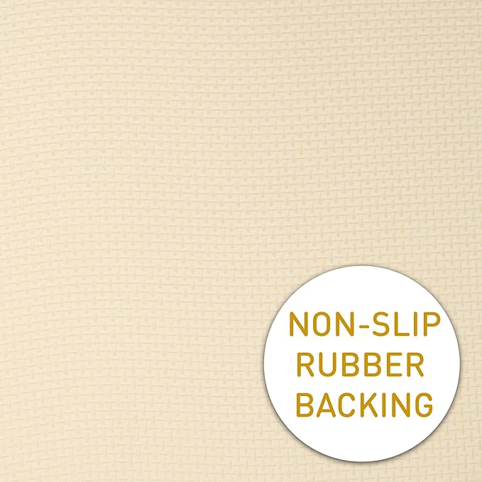Sweet Home Collection Chair Cushion Memory Foam Pads Honeycomb Pattern Slip Non Skid Rubber Back Rounded Square 16" x 16" Seat Cover, 6 Pack, Alexis Blue/Gray