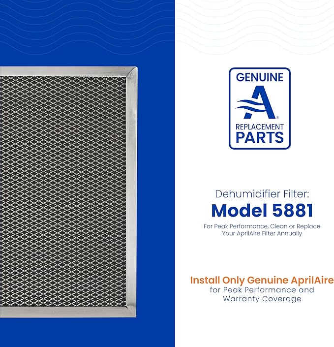 AprilAire E080 Whole House Dehumidifier for Basement & Crawl Space – 80-Pint High-Capacity Commercial Dehumidifier for Homes Up to 4,400 Sq. Ft. with Pump, Drain Hose, & Hanging Kit for DIY Install