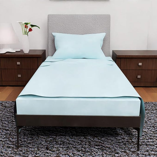 Twin XL Sheet Sets - 3 Pcs Set - Fade Resistant Double Brushed MicrofiberDeep Pocket Twin XL Sheet Sets, Cooling Sheets Twin XL, XL Twin Bed Sheets, Twin XL Bedding Set (Aqua)