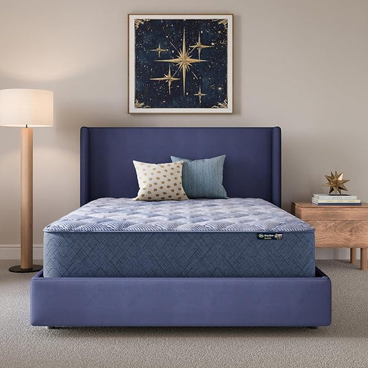Serta Five Star Mattress Tranquility 14-Inch Plush – Twin XL – Zoned Support, Pressure Relief, Cooling Comfort – Made in USA – Bed-in-a-Box – 100 Night Trial, 10-Year Limited Warranty