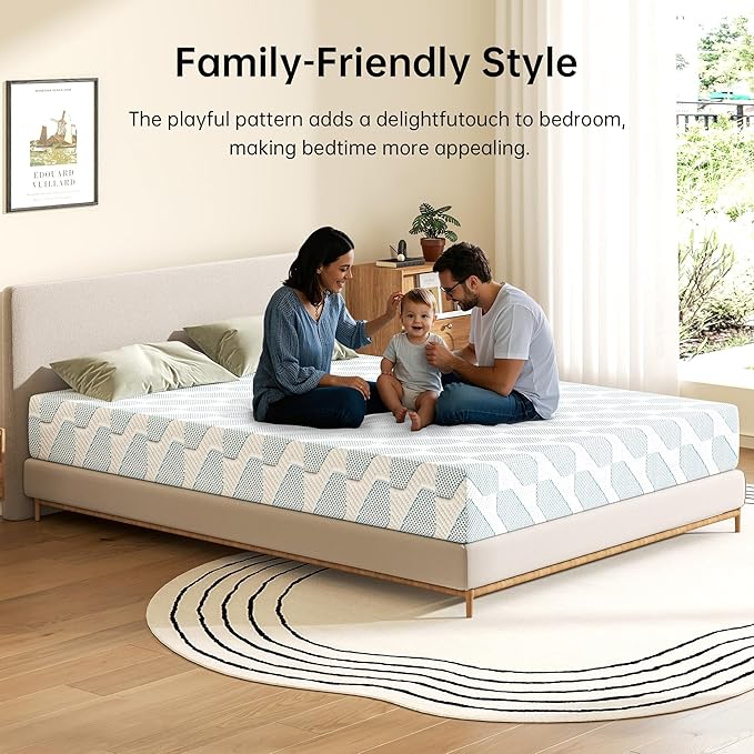 TFD Twin XL Mattress, 5 Inch Cooling Gel Memory Foam Mattress in a Box for Pressure Relief, No Fiberglass, Motion Isolation, Removable Washable Cover, Medium Firm, 80''L x 38''W