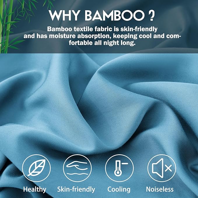 Body Pillowcase with Zipper Cooling Viscose from Bamboo Zippered Pillowcases, Cool & Breathable Body Pillow Cover for Hot Sleepers and Night Sweats, 20" x 54"