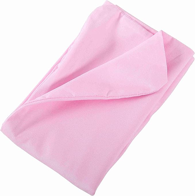 EVOLIVE Body Pillow Cover 21"x54", Ultra Soft Microfiber Pillowcase with Hidden Zipper, Breathable, Machine Washable, for Pregnancy & Side Sleepers, Cover Only (21"x54" Body Pillow Cover, Pink)