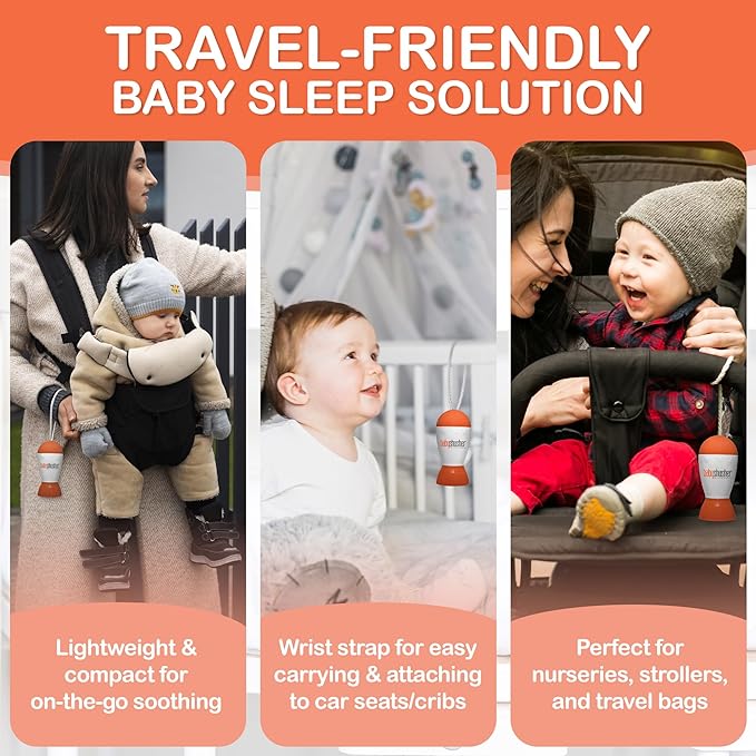 Baby Shusher Portable Sleep Sound Machine – Gift Box Edition, Travel Friendly Baby Soother, Ideal for Baby Showers & Registries
