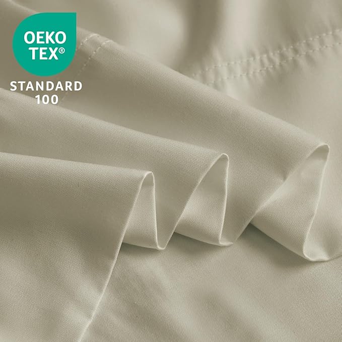 BEDELITE Linen Pillow Cases Queen Size Set of 2, Rayon Derived from Bamboo，Cooling Pillow Cases for Hot Sleepers & Night Sweats, Breathable and Silky Soft Envelope Pillowcases, 20"x30"