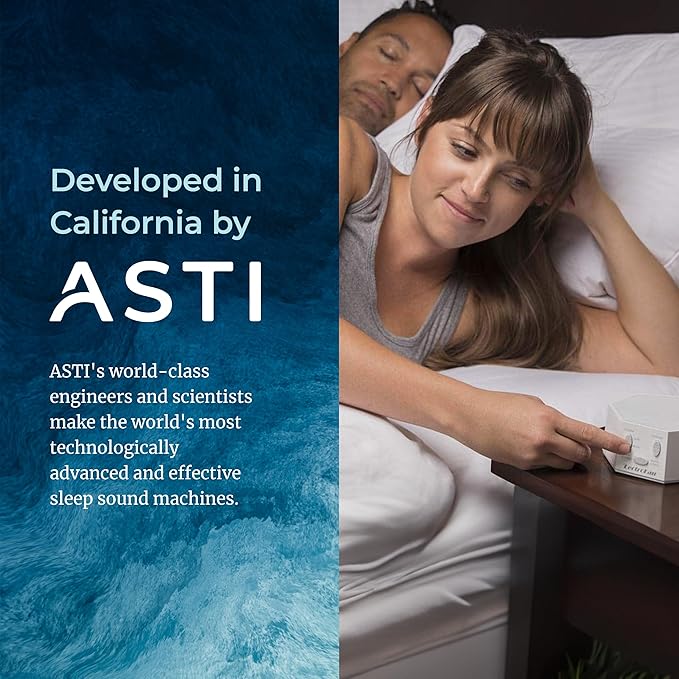 Adaptive Sound Technologies LectroFan Classic - Global Power Edition - Soothing Sound Machine for Sleep - Built-in Sleep Timer - Compact Design - Relaxation Support - White