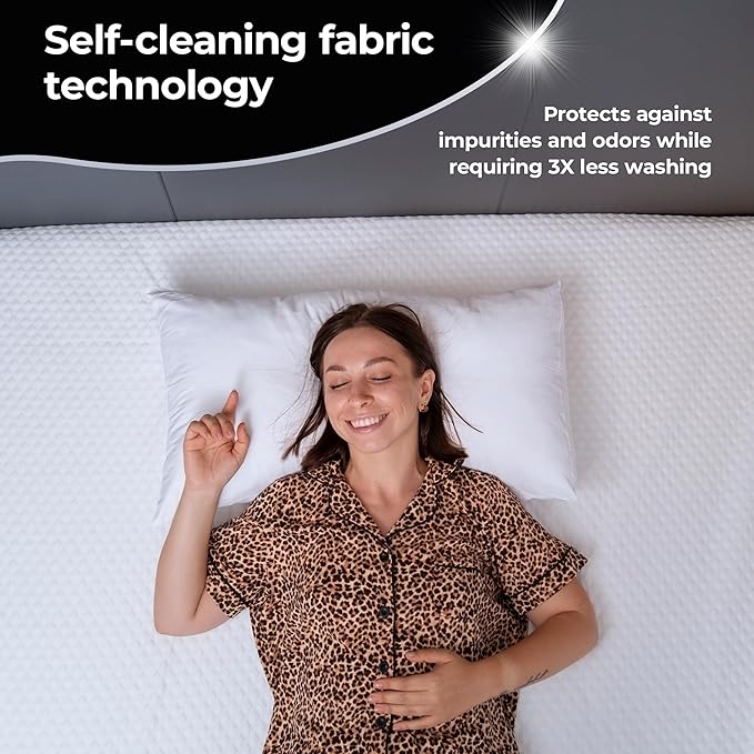 Silvery Silver Infused Cooling Mattress Protector - Breathable Waterproof Protection Against Spills & Stains - Hypoallergenic Ultra Soft Fabric with Extra Deep 21” Pockets