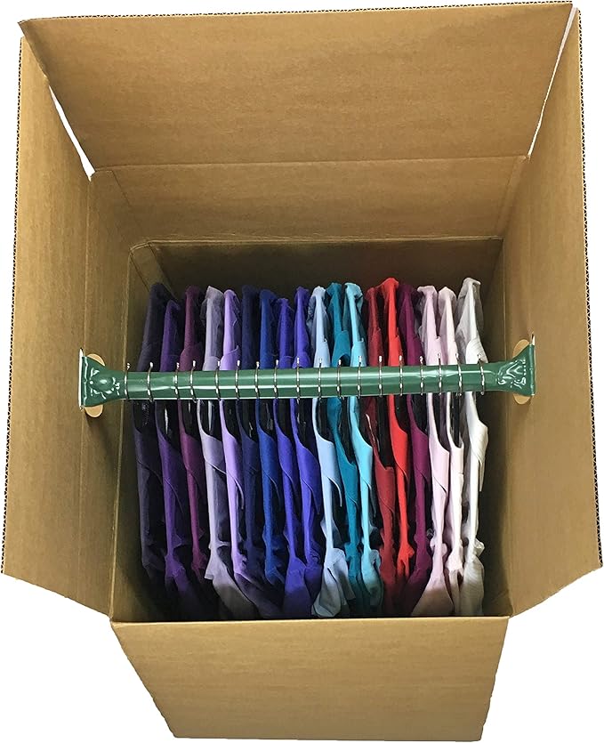 UBOXES Space Saving Wardrobe Moving Boxes 20 x 20 x 34 Inches Moving Boxes, 1-Pack, Kraft/Corrugated (BOXMINIWAR01)