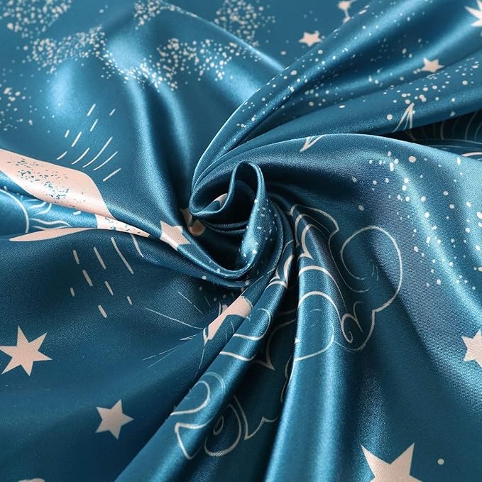 EXQ Home Satin Pillowcase for Hair Printed Sun Pillowcase Body Pillow Pillowcase, Super Soft Silky Body Pillow Cover Similar to Silk Pillow Cases, Gifts for Women Men (20x54 inches)