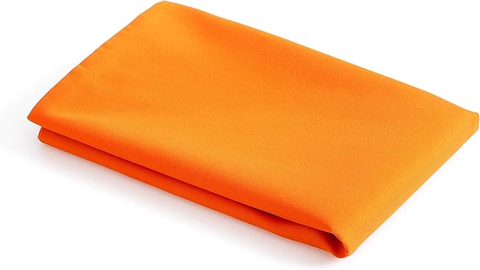 Evolive Ultra Soft Microfiber Body Pillow Cover/Pillowcases 21"x54" with Hidden Zipper Closure (21"x54" Body Pillow Cover, Orange)