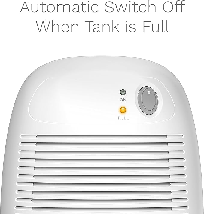 hOmeLabs Small Space Dehumidifier with Auto Shut Off - Compact and Portable