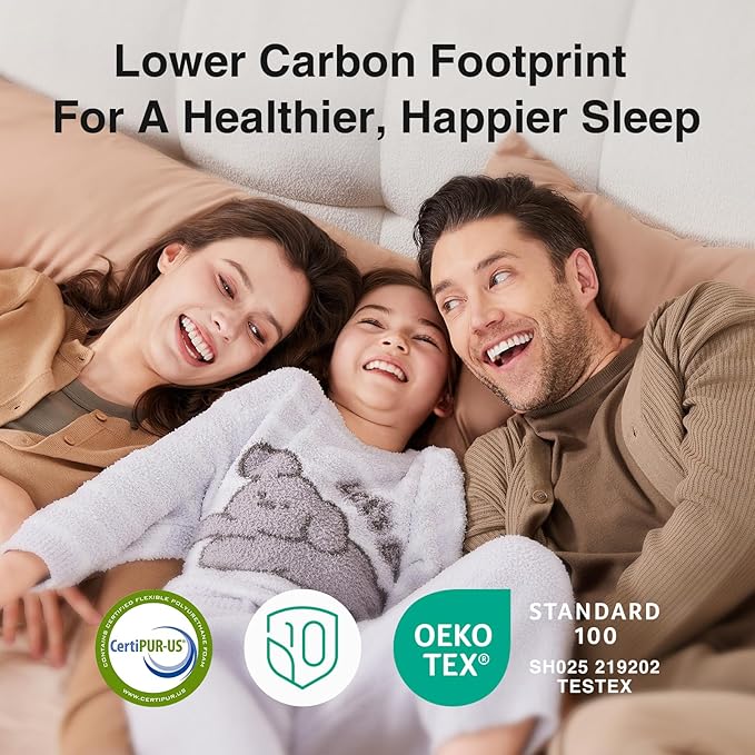 Novilla 6 Inch Twin XL Mattress,Bonnell Spring Mattresses for Spine Support, XL Twin Mattress in a Box with Cooling Adaptive Foam- Medium Feel Certipur-Us Certified (Ideal for Youth/Guest Rooms)