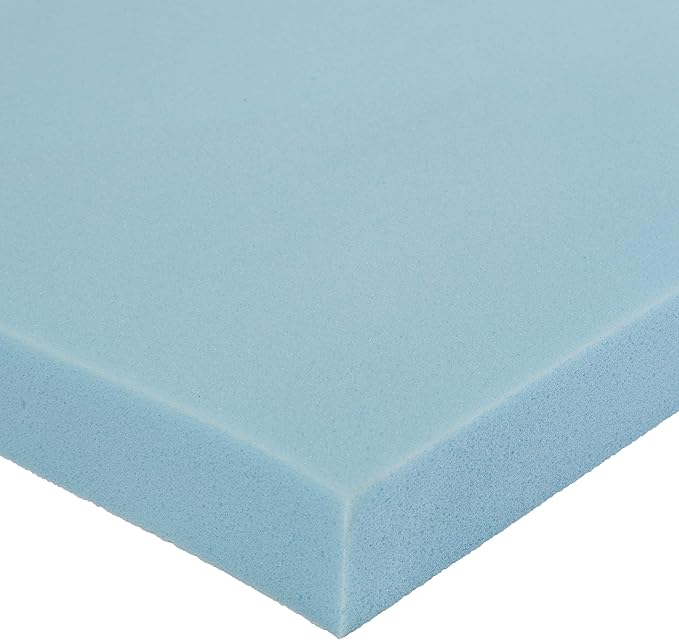 Amazon Basics Twin Mattress Topper, Cooling Gel-Infused, CertiPUR-US Certified, 2 Inches, Blue