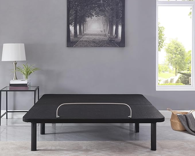Naomi Home Serenity Full Size Adjustable Bed Frame with Wireless Remote Ergonomic Head and Foot Incline Electric Bed Frame Easy Assembly Smart Frame Full Ideal for Snoring Relief and Enhanced Comfort