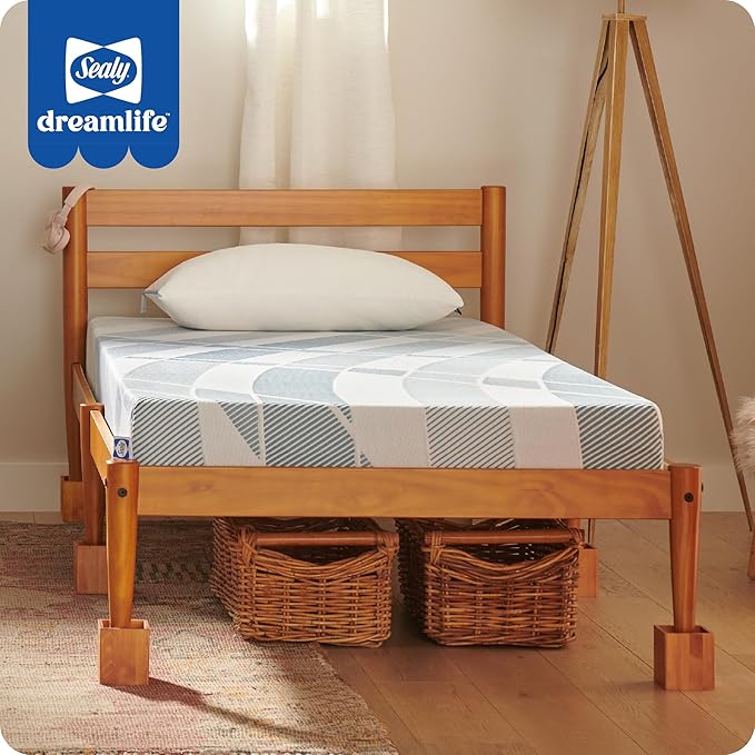 Sealy Dreamlife 6” Foam Mattress-in-a-Box, Full, SealyComfort Gel Memory Foam, Surface-Guard Technology, Breathable Comfort
