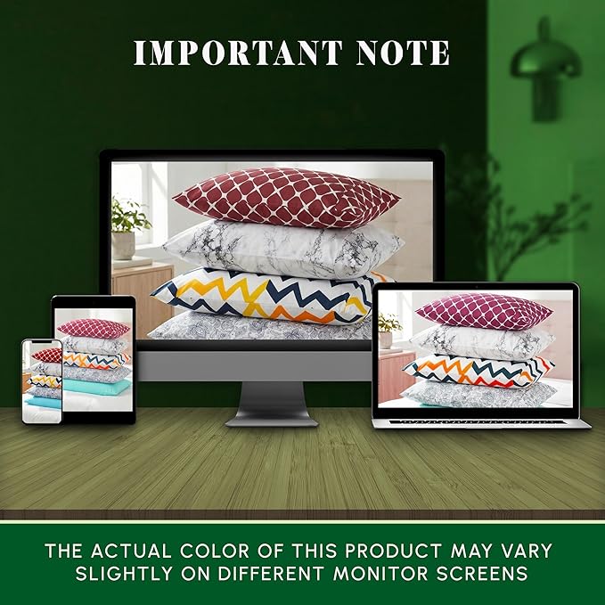 Elegant Comfort Luxury Ultra-Soft 2-Piece Pillowcase Set - 1500 Premium Hotel Quality Microfiber Double Brushed - Wrinkle Resistant, King Size, Chevron Pattern Colorful