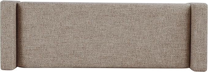 HomePop Fulton Storage Bench - Midtone Gray Fabric