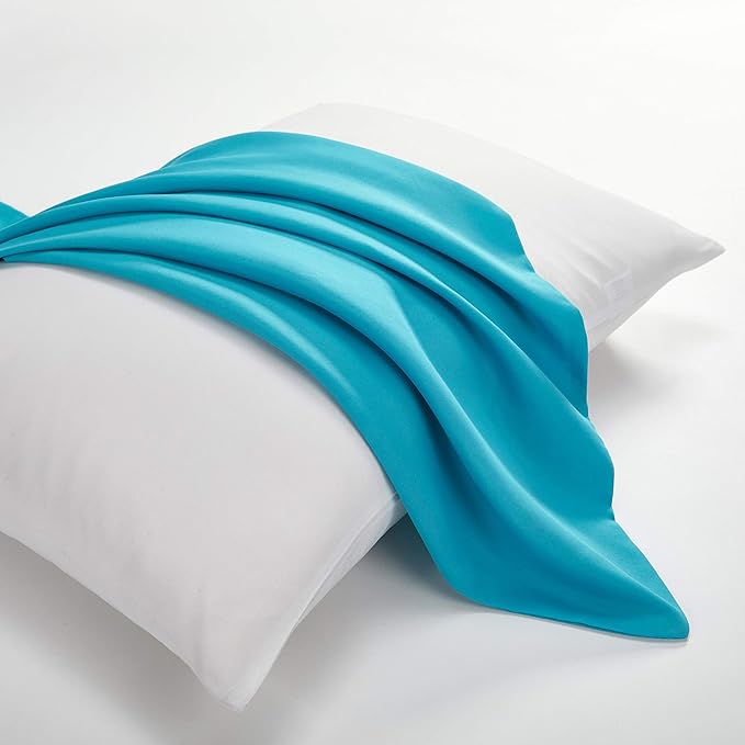 EVOLIVE Ultra Soft Body Pillow Cover 21"x54", Cozy Microfiber Pillowcase with Hidden Zipper, Breathable, Perfect for Pregnancy & Side Sleepers, Cover Only (21"x54" Body Pillow Cover, Ocean)