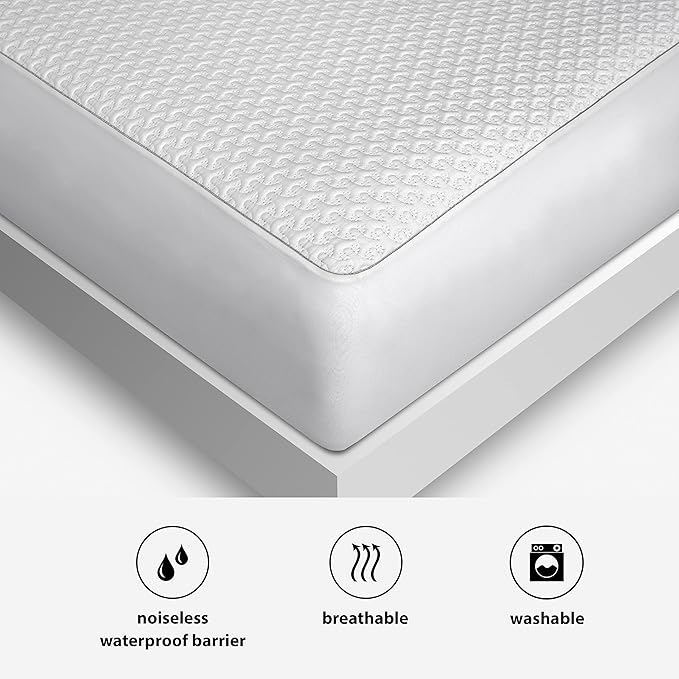 Bedgear Ver-Tex Cooling Mattress Protector, Instant Cooling Waterproof Mattress Cover | Breathable Mattress Pad with Deep Pockets & Powerband Secure Fit | Hypoallergenic Adjustable Base, King