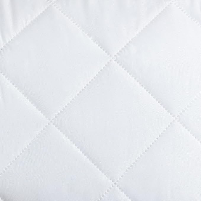 COTTONPASSION Quilted Waterproof Pillow Protectors, King Size Pack of 4 Zippered Pillowcases, Breathable Protective Pillow Encasement Covers 20 x 38 Inches