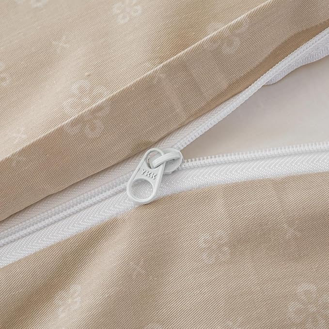 OAITE Duvet Cover Set King Size Floral Pattern 500 Thread Count Ultra Soft 100% Cotton Duvet Cover Sets 3-PC, Breathable Duvet Cover with Zipper Closure & Corner Ties