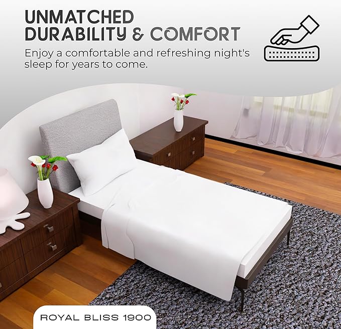 Twin XL Sheets Set - 3 Piece Bedding - Wrinkle Free, Fade Resistant, Double Brushed Microfiber - Deep Pockets/Easy Fit - 1800 Series Ultrasoft, Cooling Sheets (White)