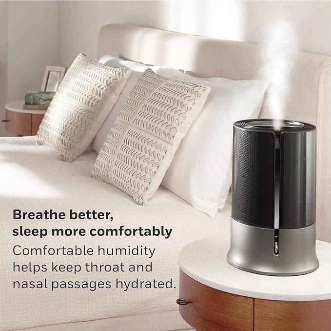 Honeywell Designer Series Cool Mist Humidifier, Room Humidifiers, Black