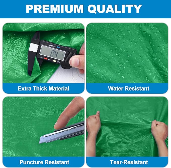 TICONN Mattress Bags for Moving, Heavy Duty Cali King Mattress Cover Storage Bag with Full-Around Handle and Adjustable Buckles (Green, Cali King)