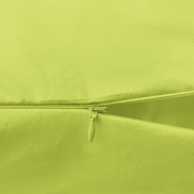 Elegant Comfort Luxury Ultra-Soft 1-Piece Body Pillowcase - 1500 Premium Hotel Quality Microfiber Double Brushed - Wrinkle Resistant, Body Pillowcase Size, Lime
