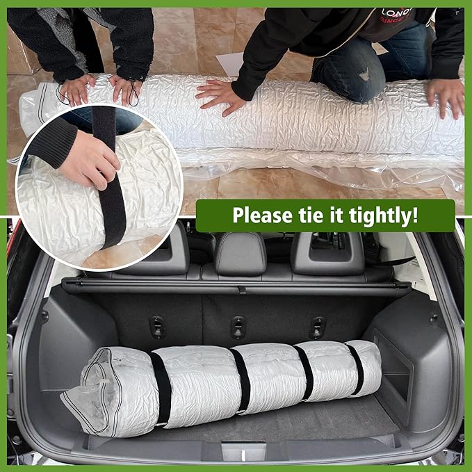 King Mattress Bag for Moving Storage, 5 Mil Heavy Duty Mattress Cover, Thick and Tear Resistant (King)