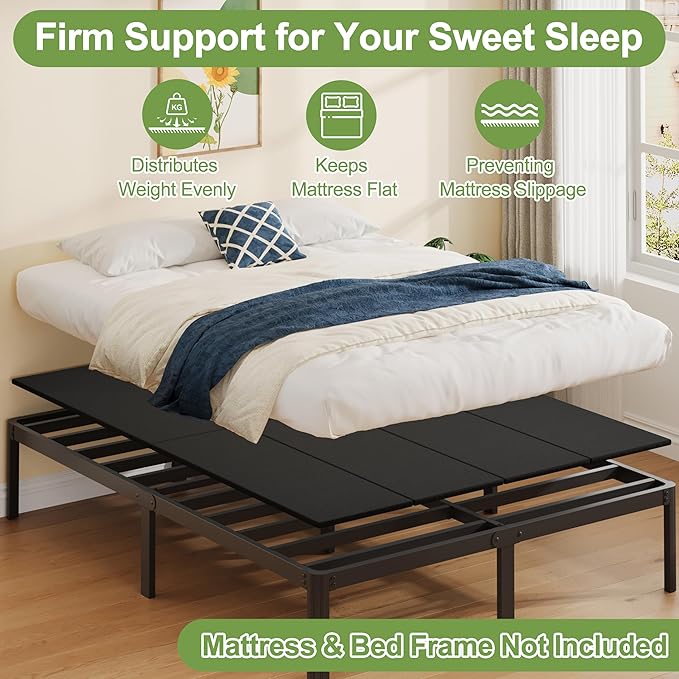 Yicensen Twin XL Bunkie Board, High Density Bunkie Board Twin XL, Bed Support, Moisture-Resistant, Anti-Slip, Breathable