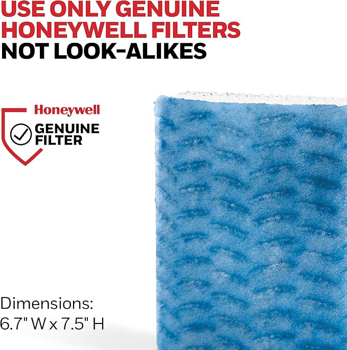 Honeywell HFT600 Replacement Wicking Filter T, Humidifier Filters Replacement, 3 Count