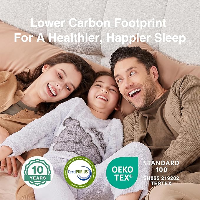 Novilla Queen Size Mattress 6 Inch, Foam and Spring Hybrid Mattress for Restful Sleep, Medium Firm, CertiPUR-US Certified Foam & Steel Coils, Durable Support, Eco-Friendly Packaging