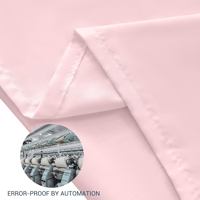 Pillowcases Standard 4 Pack, 20x26 Pillow Cases with Envelope Closure, Soft Plain Brushed Microfiber Covers Breathable Wrinkle-Resistant, Pink