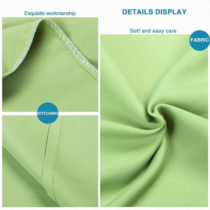 FLXXIE Body Pillow Cover - Super Soft Microfiber 20x54 Body Pillow Case - Envelope Closure, Wrinkle, Stain Resistant 20x54 Long Pillowcase, Sage Green