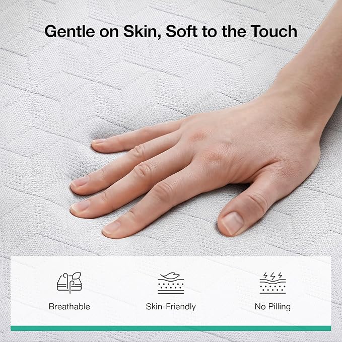 Novilla Twin Mattress 12 Inch, Twin Size Mattress with Upgraded Dual-Support for Spinal Alignment & Pressure Relief, NanoGEL™ Memory Foam Mattresses with Breathable Cover for Cooling Rest, Medium Firm